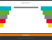 Tablet Screenshot of gigamag.com